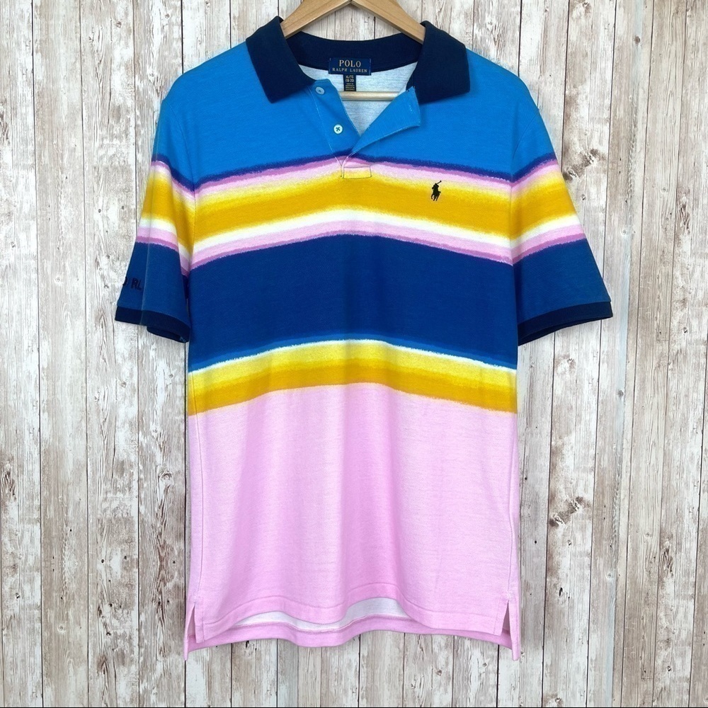 Polo by Ralph Lauren Short Sleeve Striped Top Size XL Boys